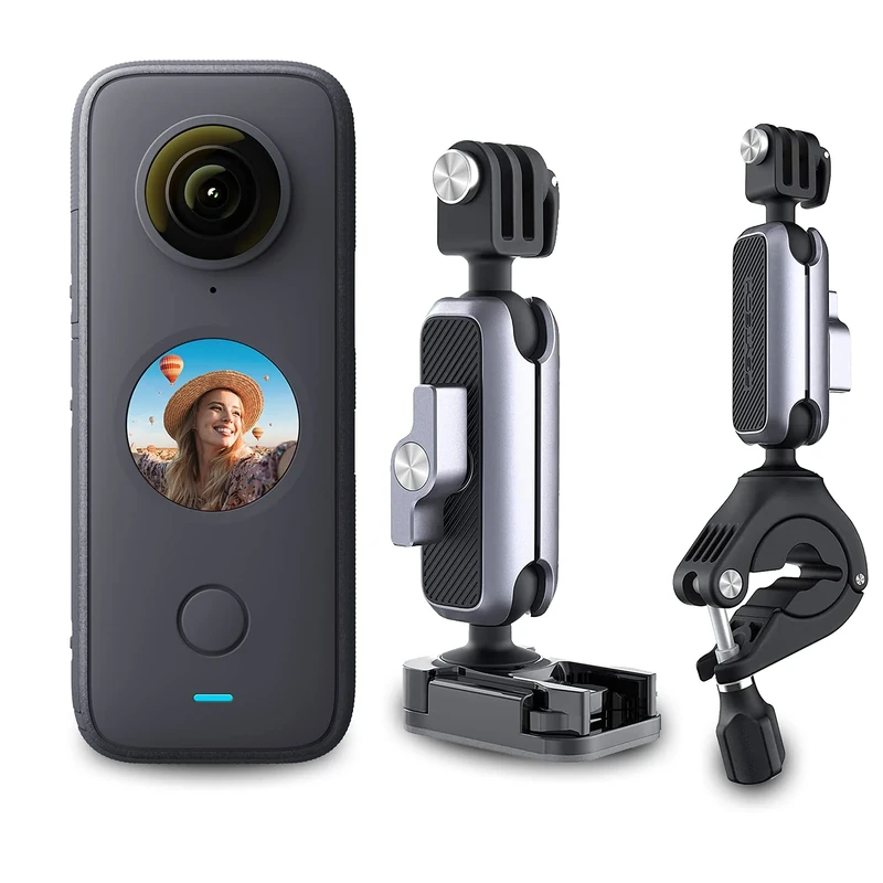 Insta360 ONE X2 360 Degree Action Camera Bike Mounting Kit includes Helmet Mount & Handlebar Mount
