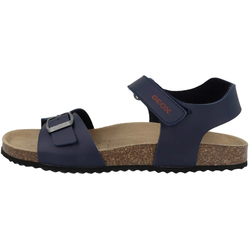 Geox Boys J Ghita Boy B Sandals, Navy Red, 1.5 UK