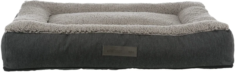 Bendson Vital Bed, Square, 120 × 80 cm, Dark Grey and Light Grey