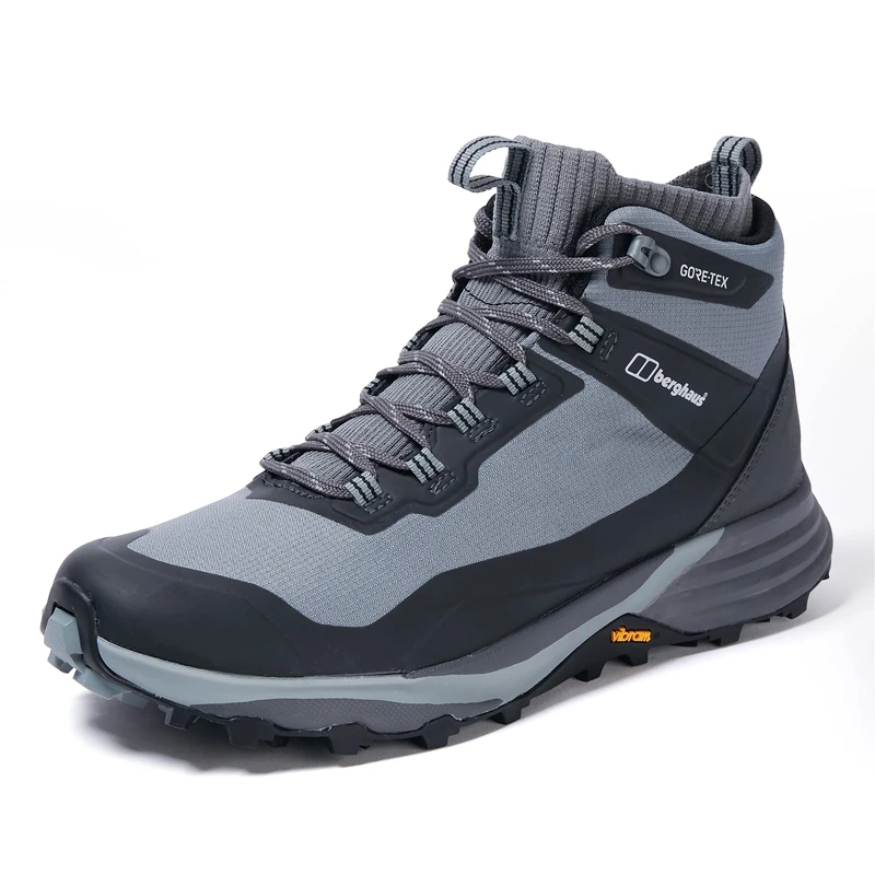 Berghaus Women's Vc22 Multisport Gore-Tex Waterproof Mid Ankle Walking Boots | Durable Hiking Boots | Breathable | Vibram Soles, Grey/Black, 8