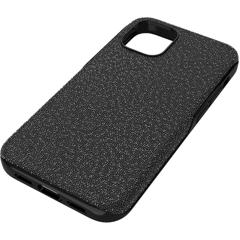 Swarovski High iPhone 12 Mini Case, Black Crystal Smartphone Case from the High Collection