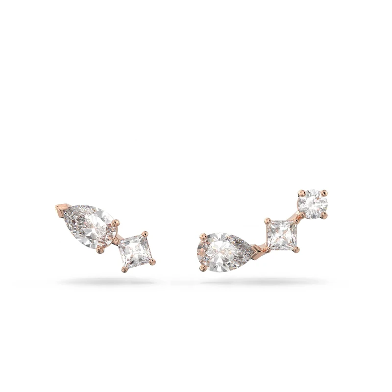 Swarovski Attract earrings, White