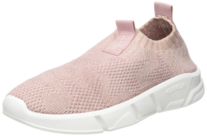 Geox Girls J Aril Sneakers, Lt Rose, 1.5 UK