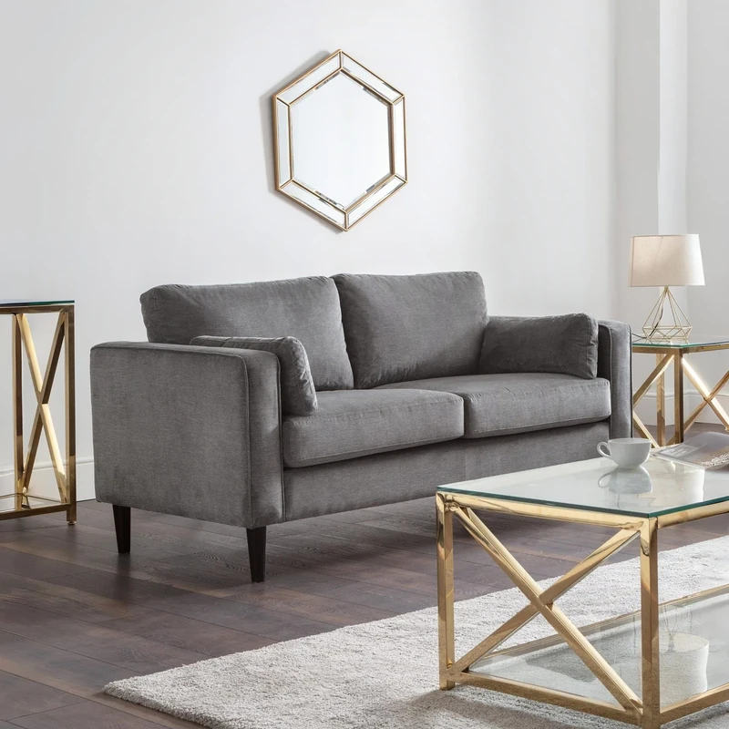 Julian Bowen Hayward 2 Seater - Dark Grey Sofas