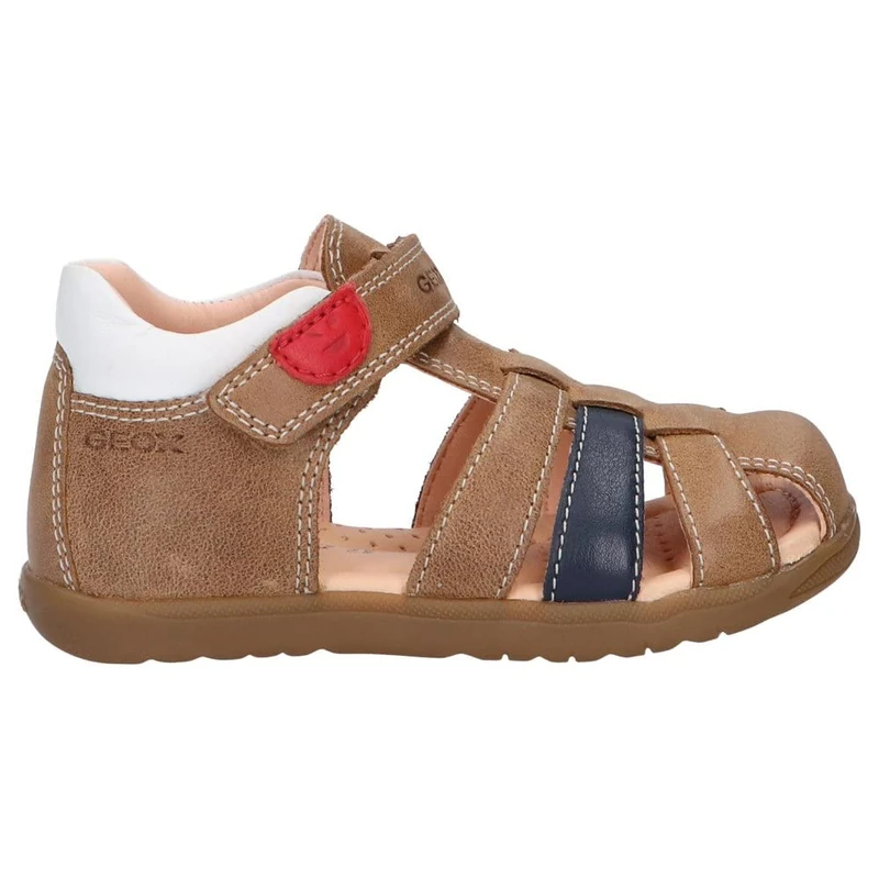 Geox Baby Boys B Sandal Macchia Boy First Steps, Caramel, 6 UK Child
