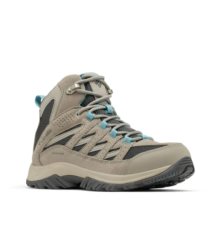Columbia Women's Crestwood Mid Waterproof Hiking Boot, Grey, 11 Regular US
