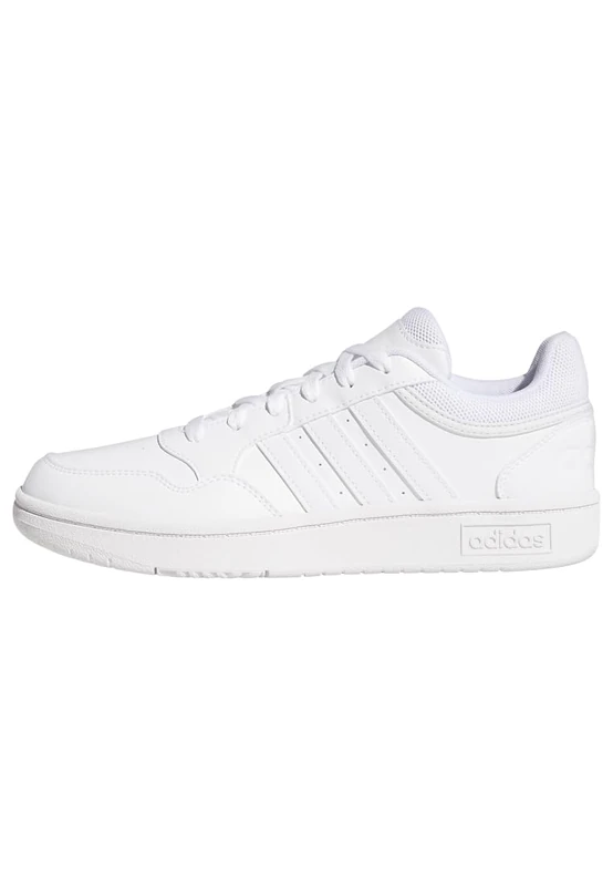 adidas Women's Hoops 3.0 Low Classic Shoes, Cloud White/Cloud White/Dash Grey, 8 UK