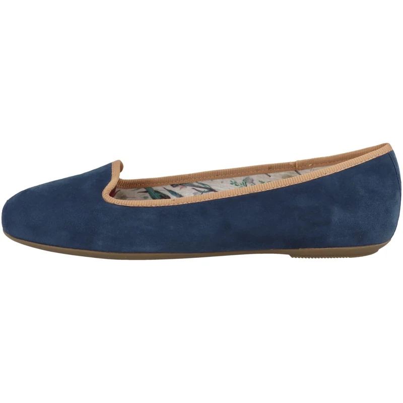 Geox Women's D Palmaria A Ballerina, Dk Blue Dk Skin, 2.5 UK
