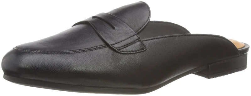 Geox Women's D New Marlina Loafer, Black, 3.5 UK