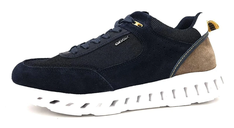 Geox Mens U Outstream Sneakers, Navy, 10.5 UK