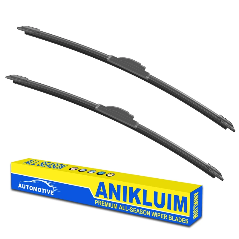 OEM Quality 26" + 16" Premium All-Seasons Durable Stable And Quiet Windshield Wiper Blades + 1 Year Warranty (Set of 2)
