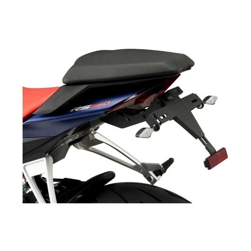 Puig License Plate Holder Aprilia RS 660/ Tuono 660 21, Black