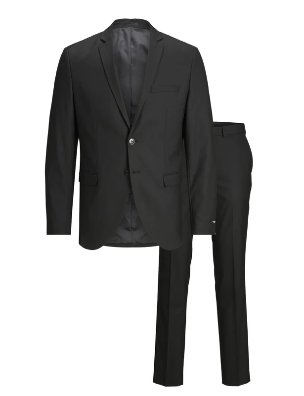 JACK & JONES Men's Jprfranco Suit Ps Suit, Black, 54 Plus
