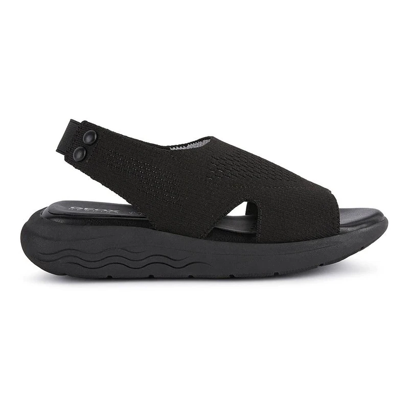 Geox Womens Spherica Ec5 Sandals, Black, 4 UK