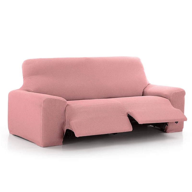 MAXIFUNDAS FUNDAS DE SOFA & CHAISE LONGUE Vega Relax 3 Seater 2 Leg Sofa Cover Pink