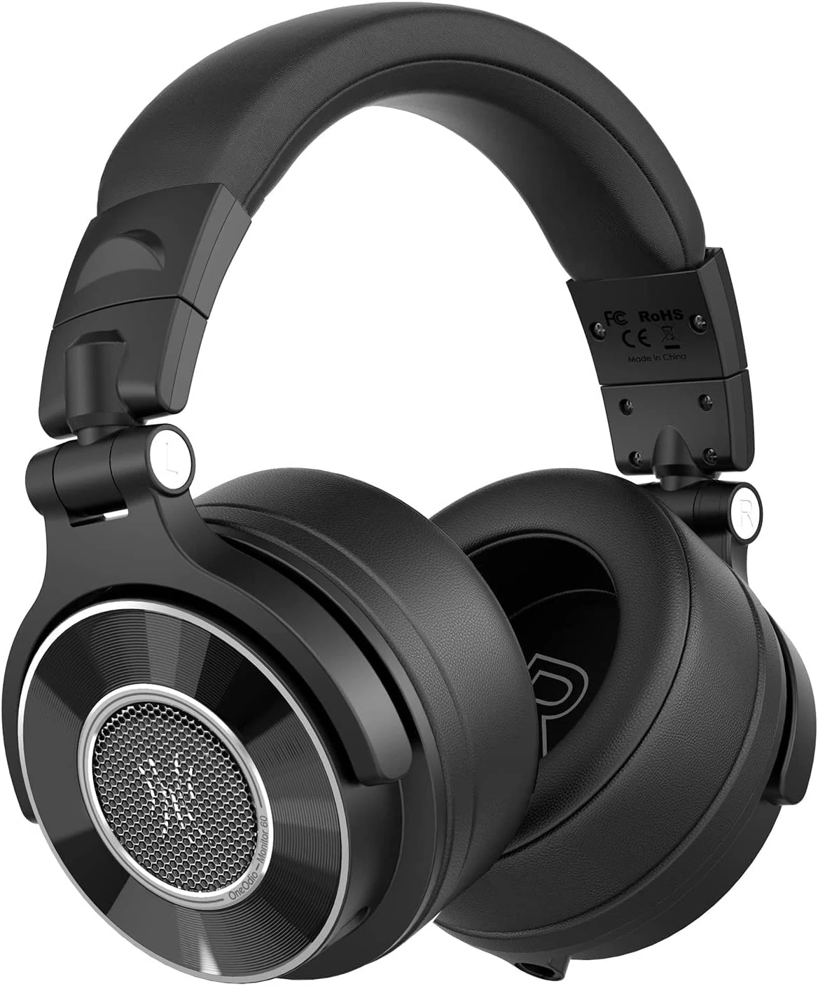 OneOdio Monitor 60 Professional Studio Headphones Hi-Res Audio, Excellent Noise Isolation & Comfort, Foldable Headphones Over Ear with Detachable Cables for Studio Mastering Mixing Reording DJ