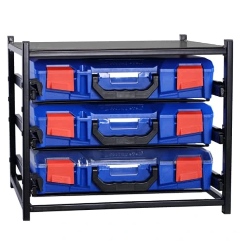 Antiference Single StorageTek Workshop And Van Frame Racking Including 3 Small Organising DIY Cases - Image 1