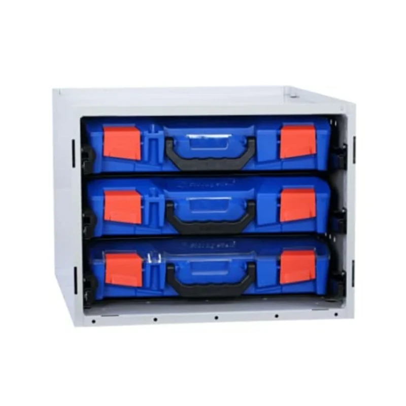 Antiference Single StorageTek Workshop And Van Cabinet Racking Including 3 Small Organising DIY Case