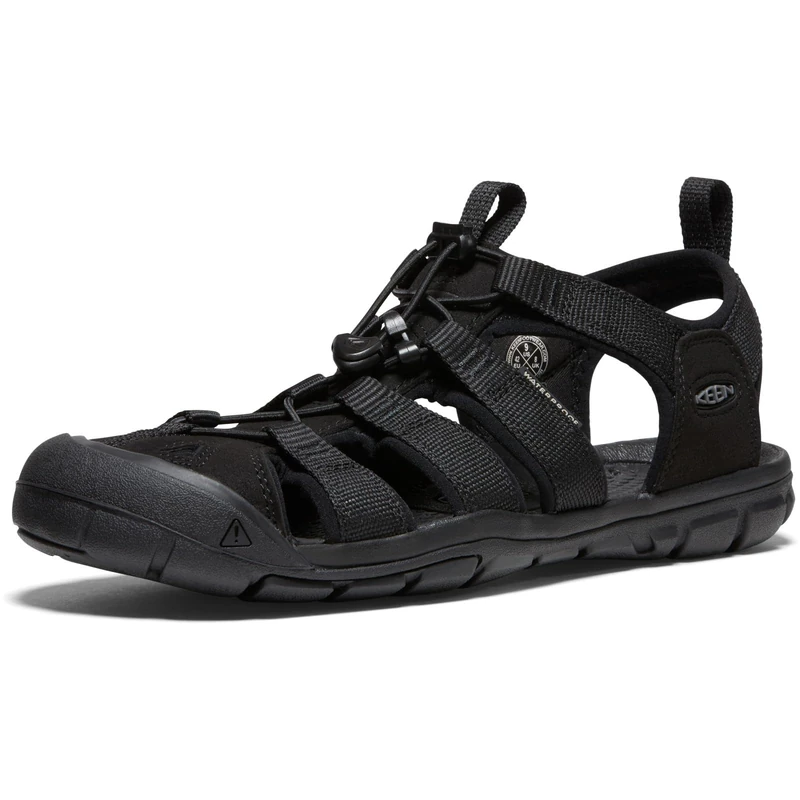 KEEN Men's Clearwater CNX Hiking Sandals, Triple Black, 9 UK
