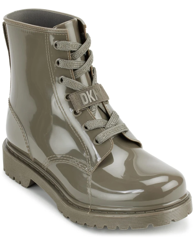 DKNY Women's Rain Boot, Pewter, 7 UK