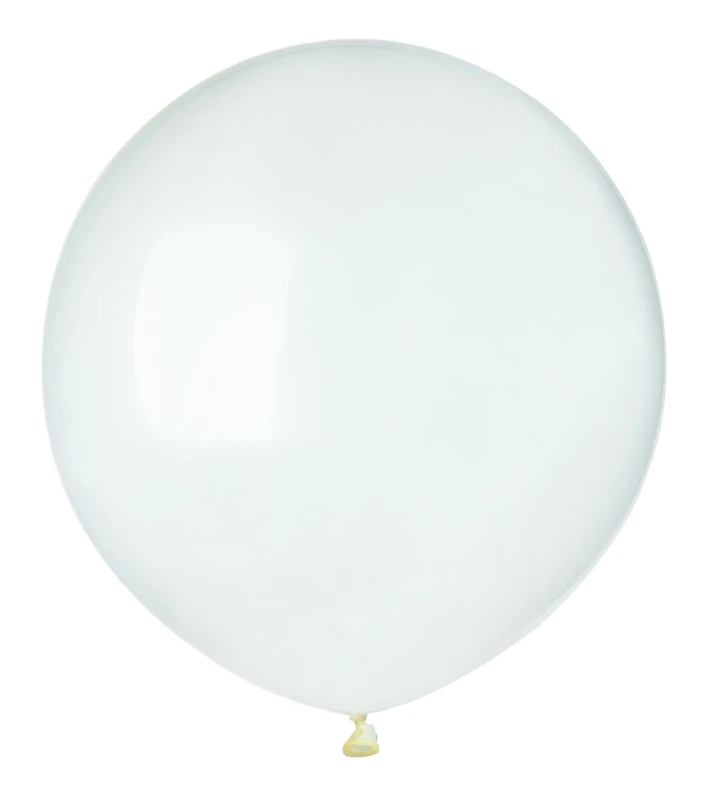 Pack 25 balloons in natural latex Premium Quality G150 (Ø 48cm / 19"), translucent