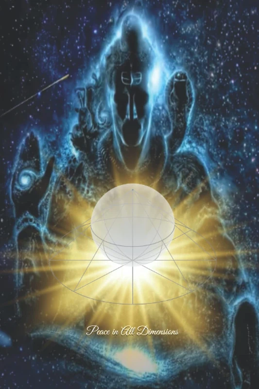 Peace in All Dimensions: 333 Blank Notebook Pages Ask and you shall receive. Write to your wishes they will all come true. - Image 1