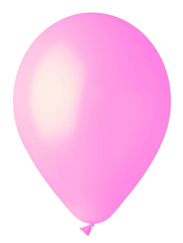 Pack 100 balloons in natural latex Premium Quality G120 (Ø 33cm / 13"), pink