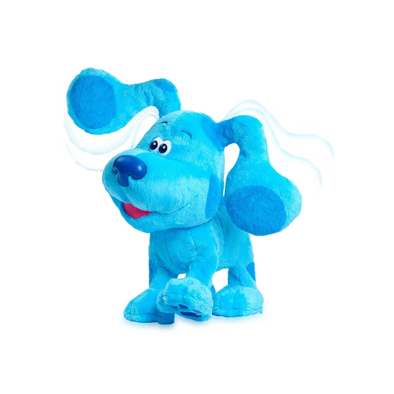 Famosa- Dance Along Blue Electronic Plush Toy, 37 cm (BLU08000)