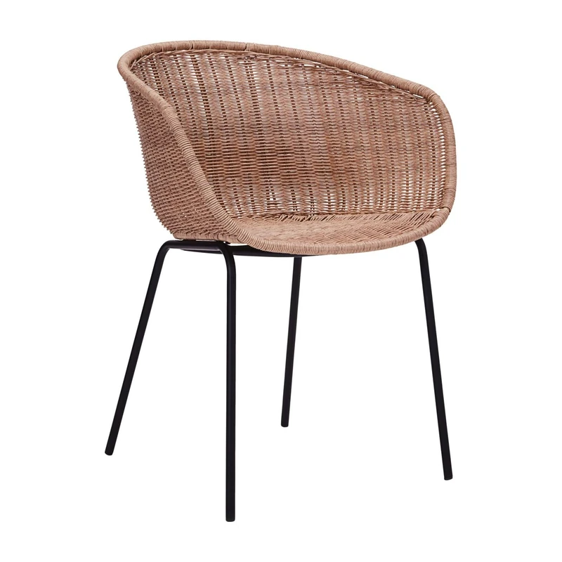 House Doctor Hapur 210940301 Armchair Natural Length 49 cm Width 58 cm Height 78 cm - Image 1