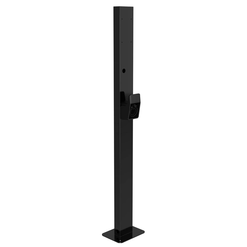 Green Cell EV Stand Mounting Post for Wallbox Charging Stations for Electric Cars Stand Column with Holder for Charging Cable Type 2