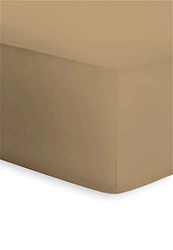 Bassetti Fitted Sheet, Cotton, Ottone, 180x200 200x220