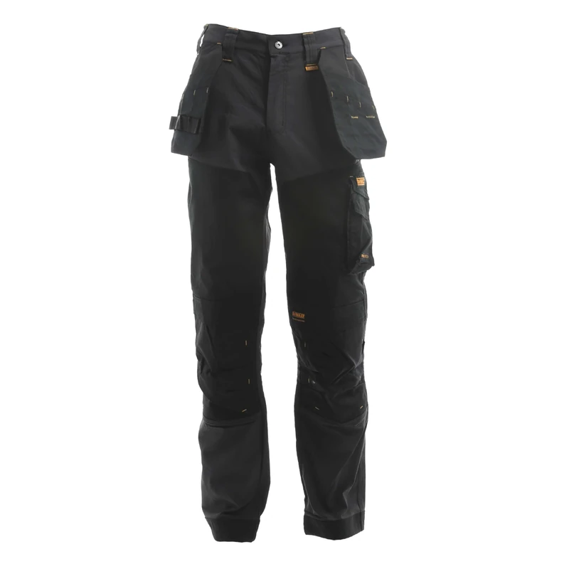 DEWALT Memphis Stretch Trouser 38W 29L Black/Grey