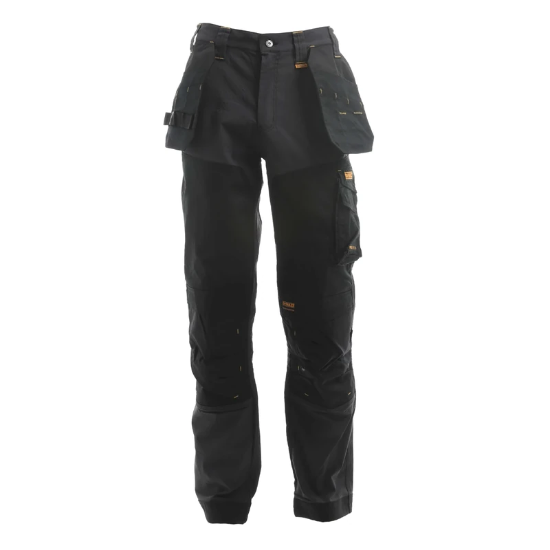 DEWALT Memphis Stretch Trouser 42W 31L Black/Grey