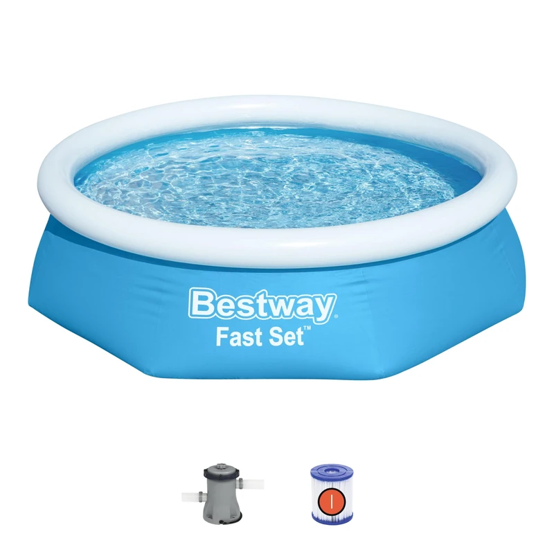 Basen rozporowy Fast Set z Pompä... FiltracyjnÄ... 2.44 m x 61 cm - Image 1