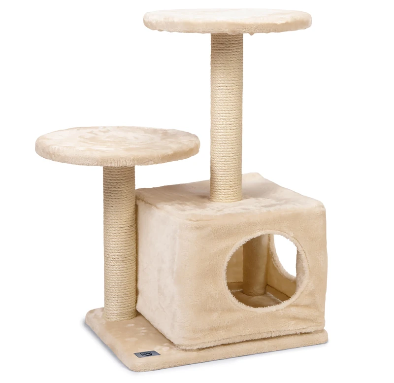 Karlie Argo Cat Scratching Post Length 45 cm Width 35 cm Height 70 cm Beige