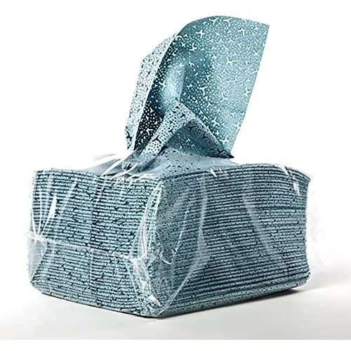 Wipes, 320.00mm x 360.00mm, Blue, Pack of 500 - Image 1