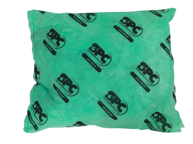 Hazwik Cushion for Chemicals, 480mm x 430mm x 430mm, Green, Pack of 8 - Image 1