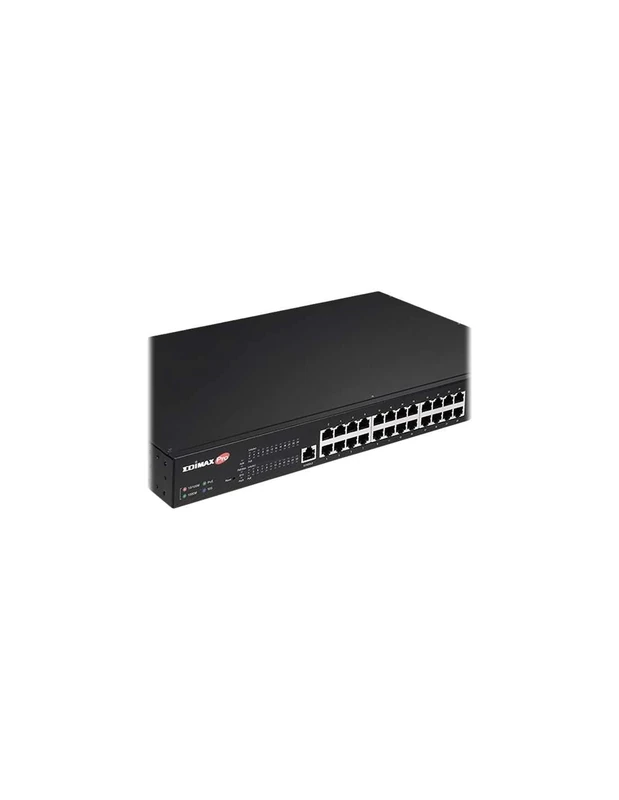 Edimax 24 Port Gigabit PoE+ Intelligent Surveillance Internet Switch with 4 Ports Uplink 10GbE SFP+