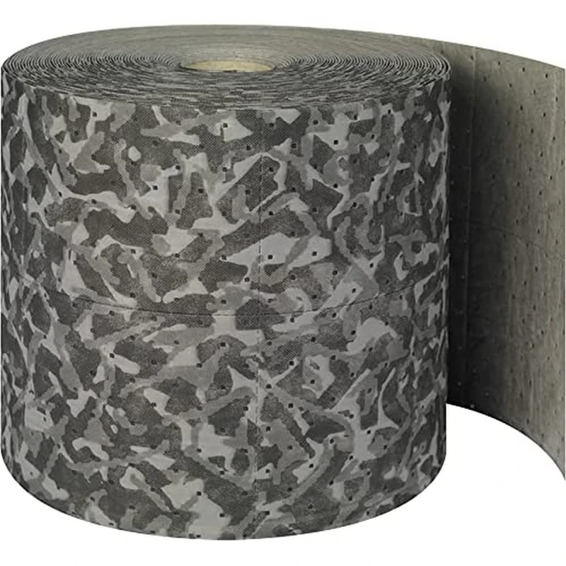 BattleMat Absorbent Roll, 46.00m x 380.00mm, Gray/Black