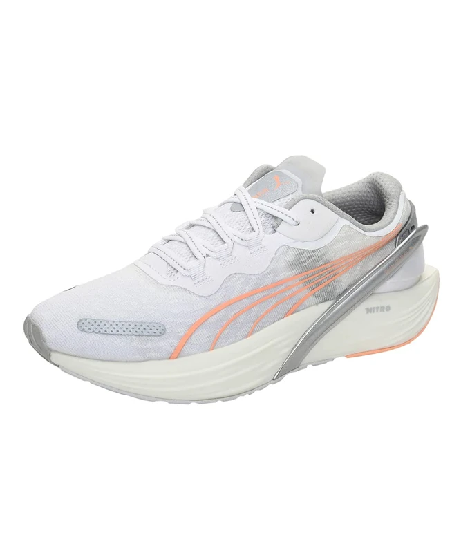 PUMA Run XX Nitro Wildwash WNS, Women's Football Boots, White, 4 UK