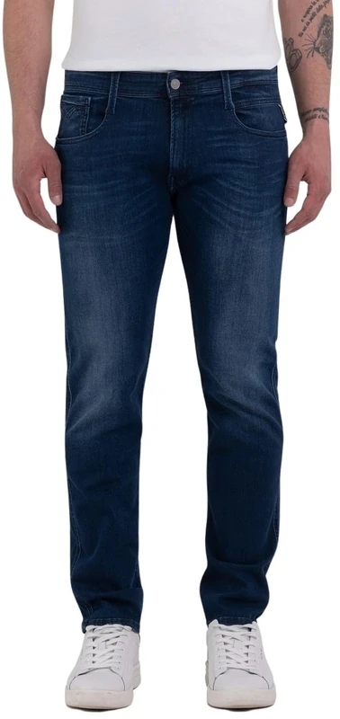 Replay Men's Anbass Jeans, 9 Medium Blue, 3136
