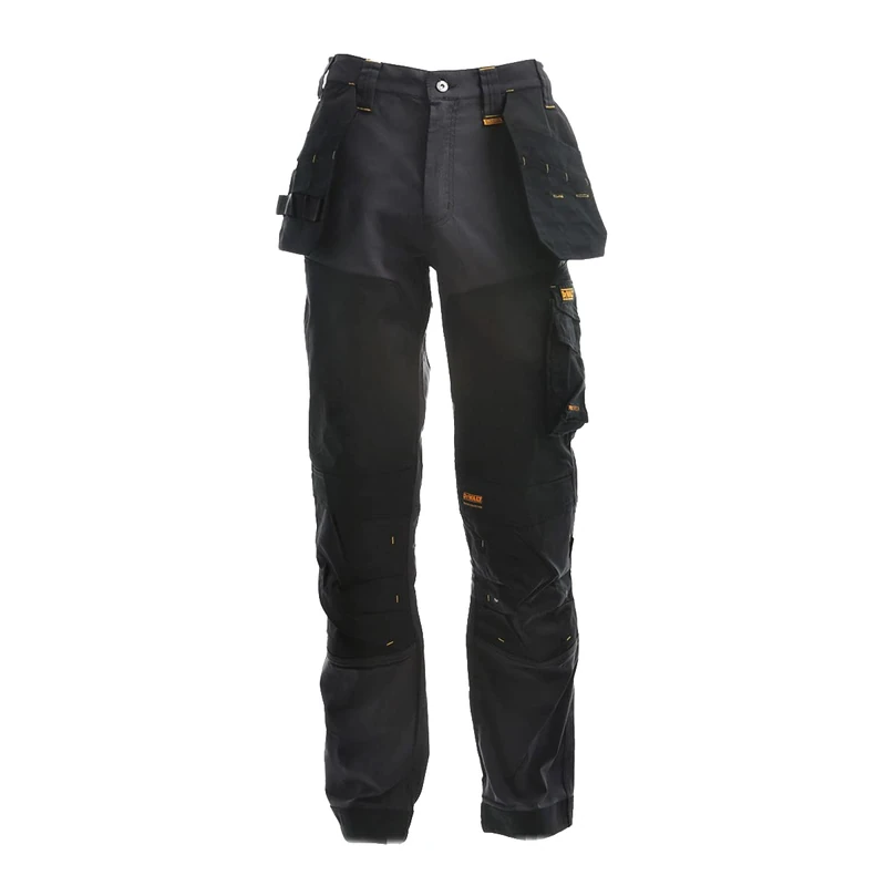 DEWALT Memphis Stretch Trouser 38W 33L Black/Grey