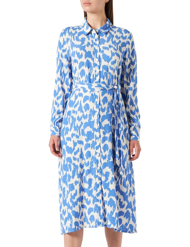 PART TWO CarmaePW DR Dress, Ultramarine Ikat Leo Print, 40