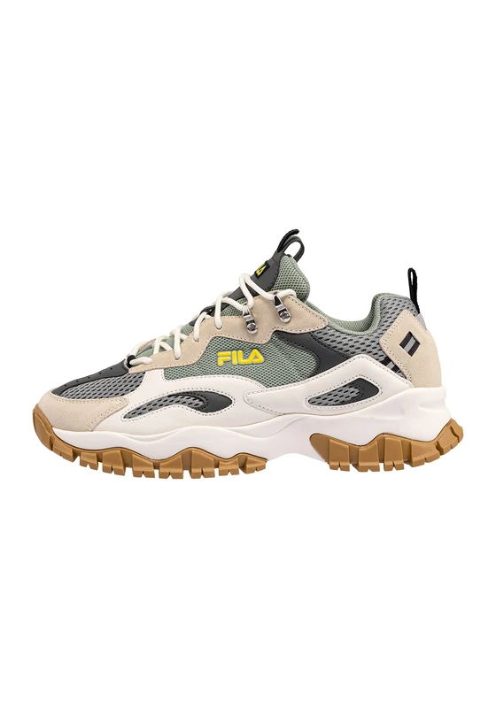 FILA Men's RAY Tracer TR2 Sneaker, Monument-Iceberg Green, 8 UK