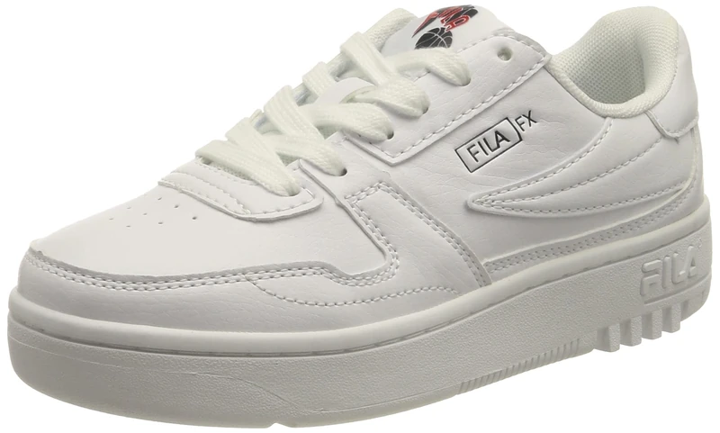 FILA FXVENTUNO Teens Sneaker, White, 2 UK