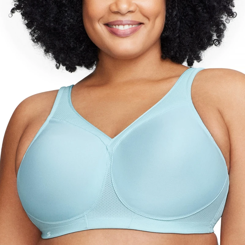 Glamorise MagicLift Seamless Sports Wirefree Bra 1006 (Women's & Women's Plus)