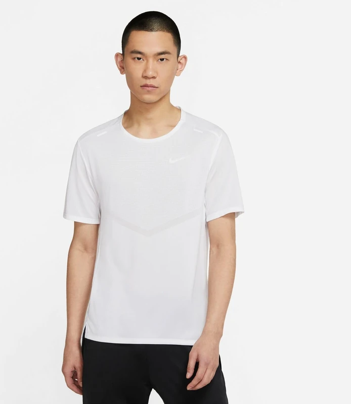 NIKE CZ9184-100 M NK DF RISE 365 SS Sweatshirt Men's White/Reflective Silv 2XL