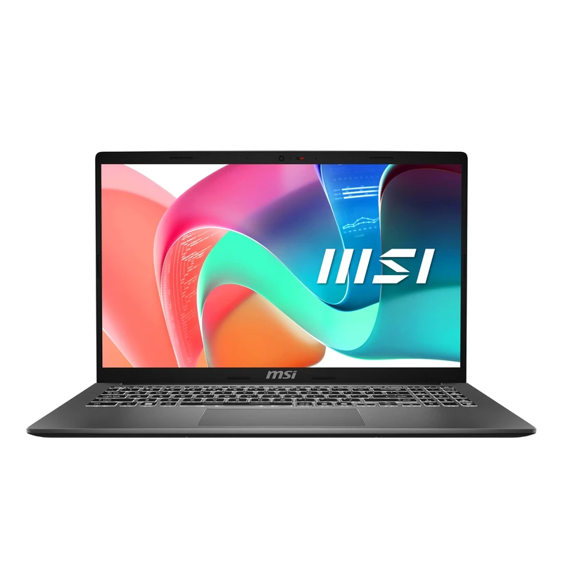 MSI Modern 15 Laptop | Intel Core 7 150U | Intel Graphics | 15.6" FHD Screen | 16GB RAM | 512GB SSD | Windows 11 Home | Platinum Grey