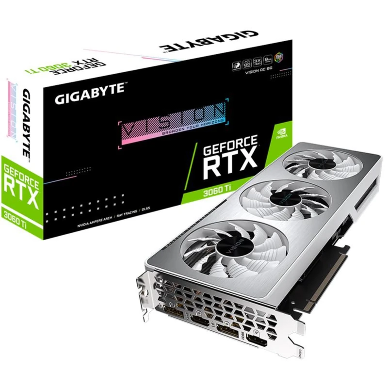 Gigabyte GeForce RTX 3060 Ti VISION OC 8GB V2 LHR Graphics Card