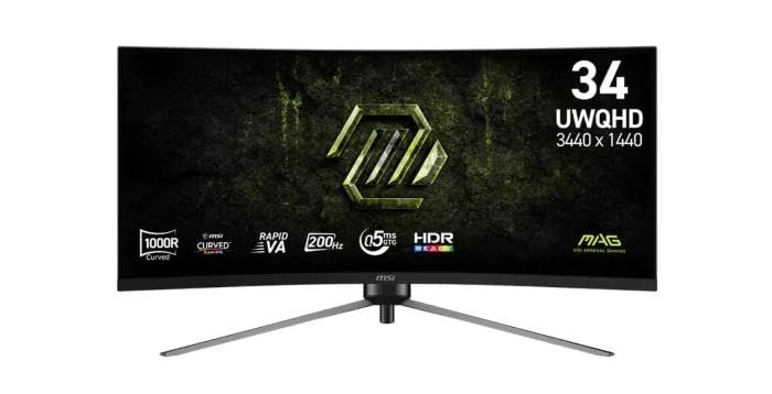 MSI MAG 345CQRF E20 86.36 UWQHD 16:9 VA DP HDMI・Flat Panel (TFT/LCD)・86.4 cm (9S6-3DD14H-030)